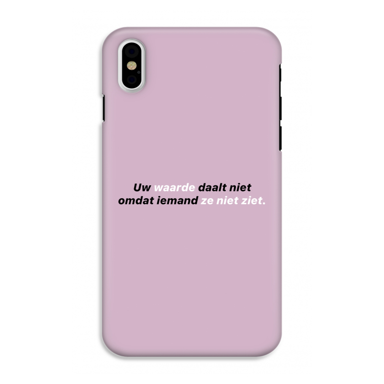 uw waarde daalt niet: iPhone X Tough Case