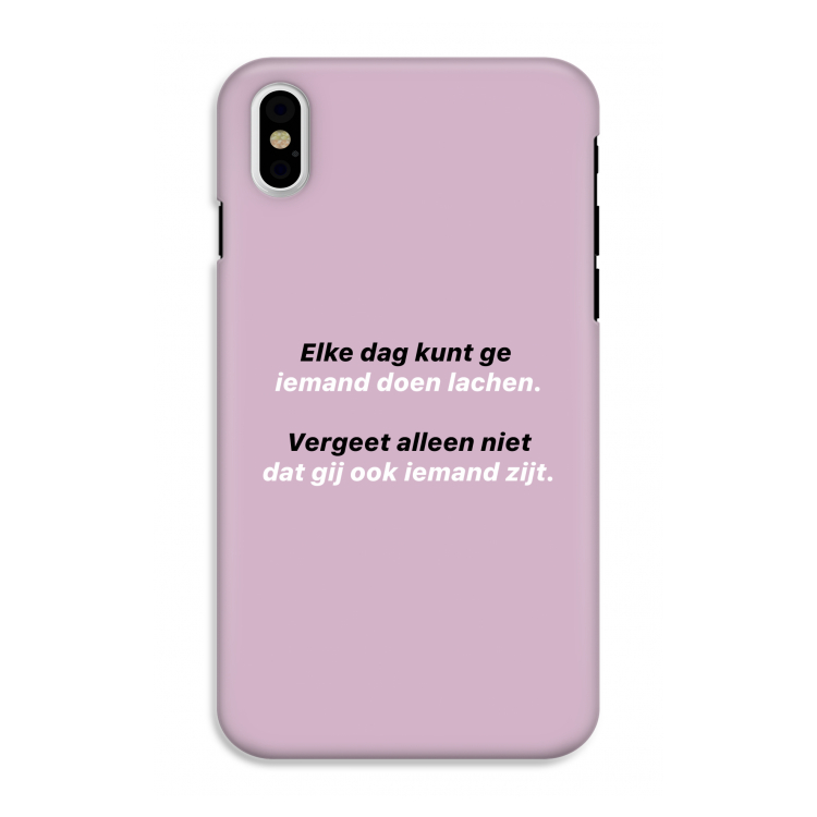 gij zijt ook iemand: iPhone X Tough Case