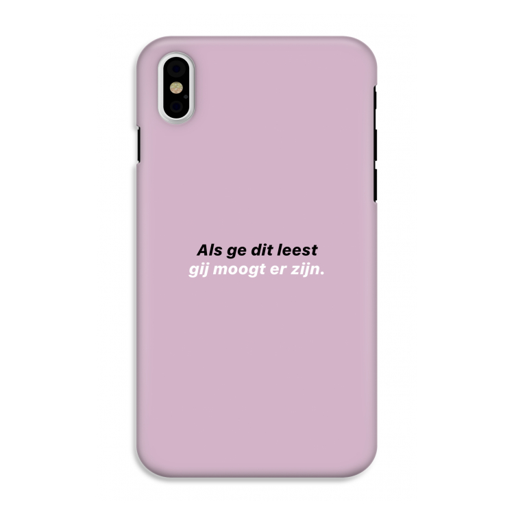 gij moogt er zijn: iPhone X Tough Case