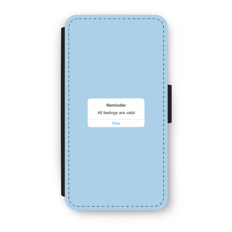 Reminder: iPhone X Flip Hoesje