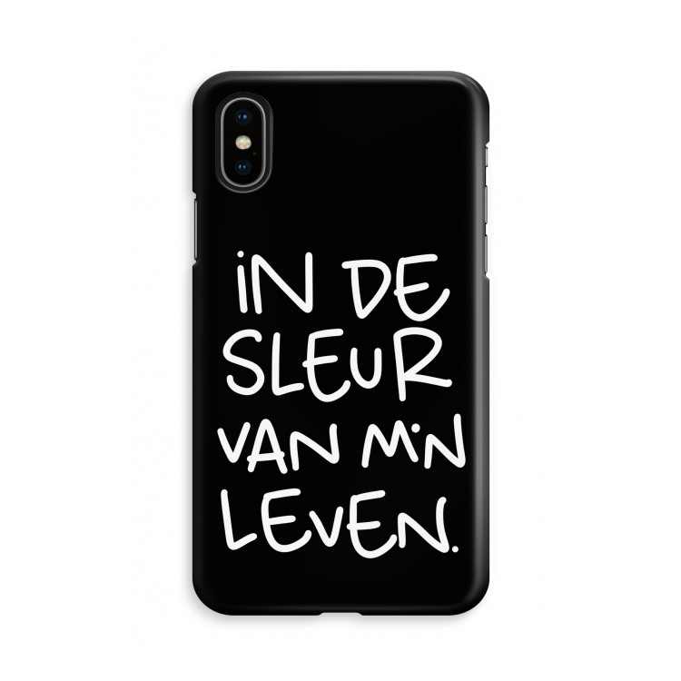 De Sleur: iPhone X Volledig Geprint Hoesje