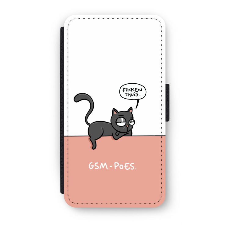 GSM poes: iPhone X Flip Hoesje