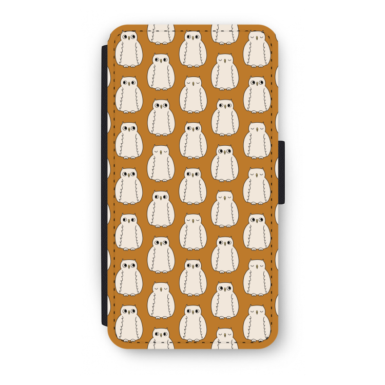 Uilen: iPhone X Flip Hoesje