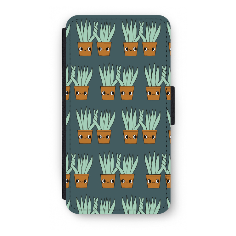 Sansevieria: iPhone X Flip Hoesje