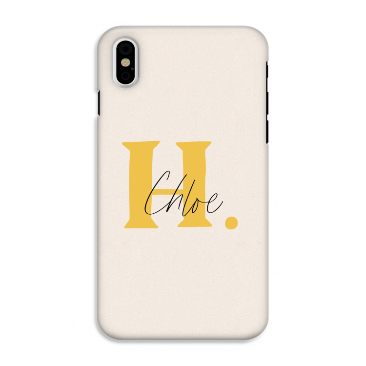 Amber Script: iPhone X Tough Case