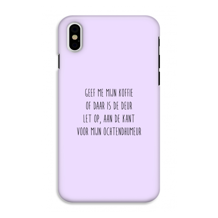 Ochtendhumeur: iPhone X Tough Case