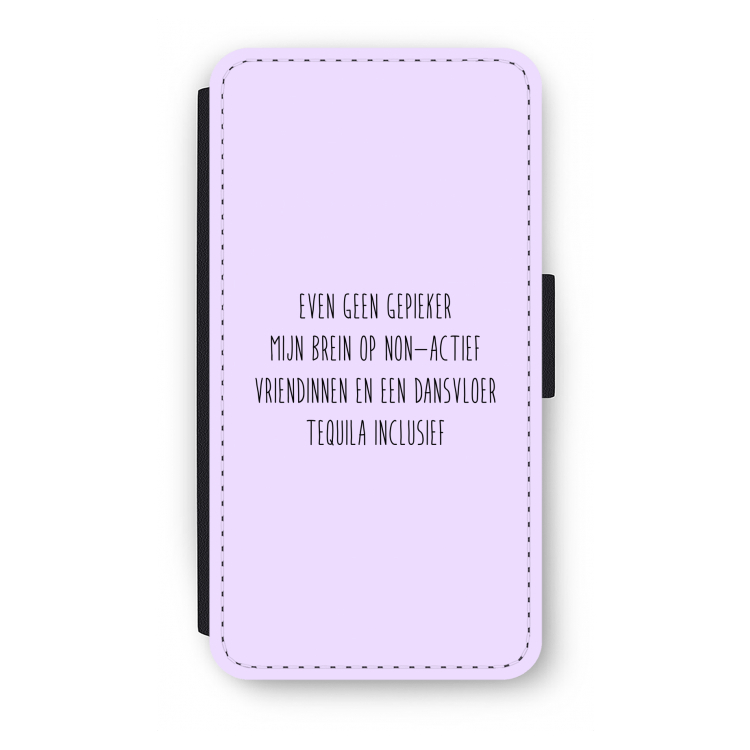 Tequila: iPhone X Flip Hoesje