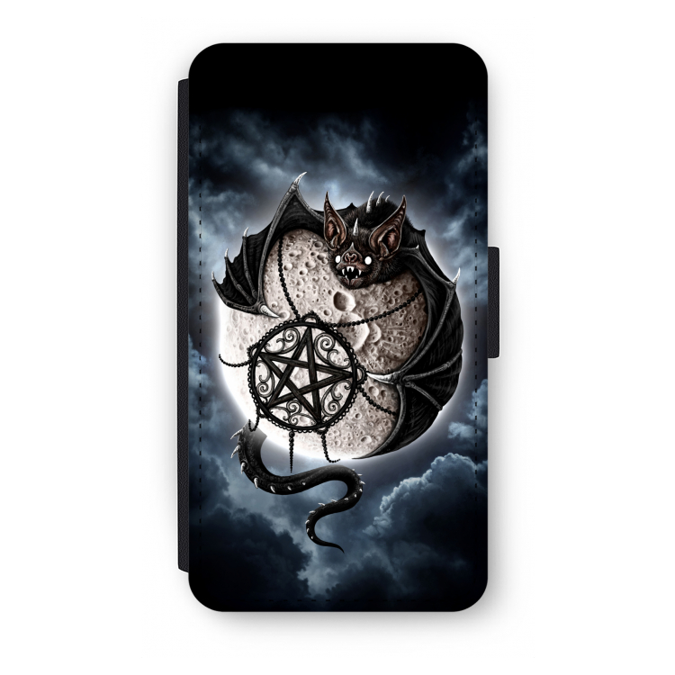 Volle maan: iPhone X Flip Hoesje