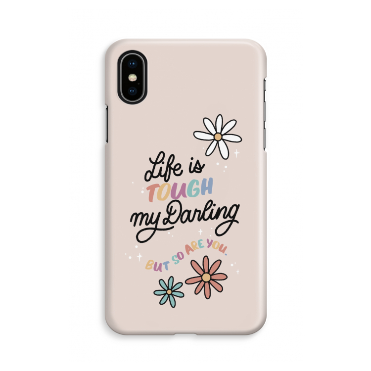 Tough Life: iPhone X Volledig Geprint Hoesje