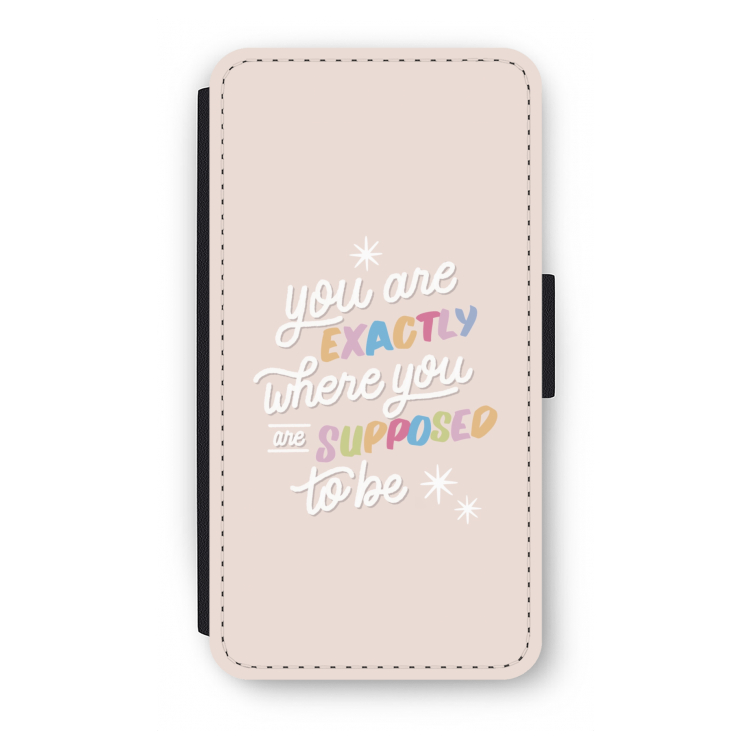 Right Place: iPhone X Flip Hoesje
