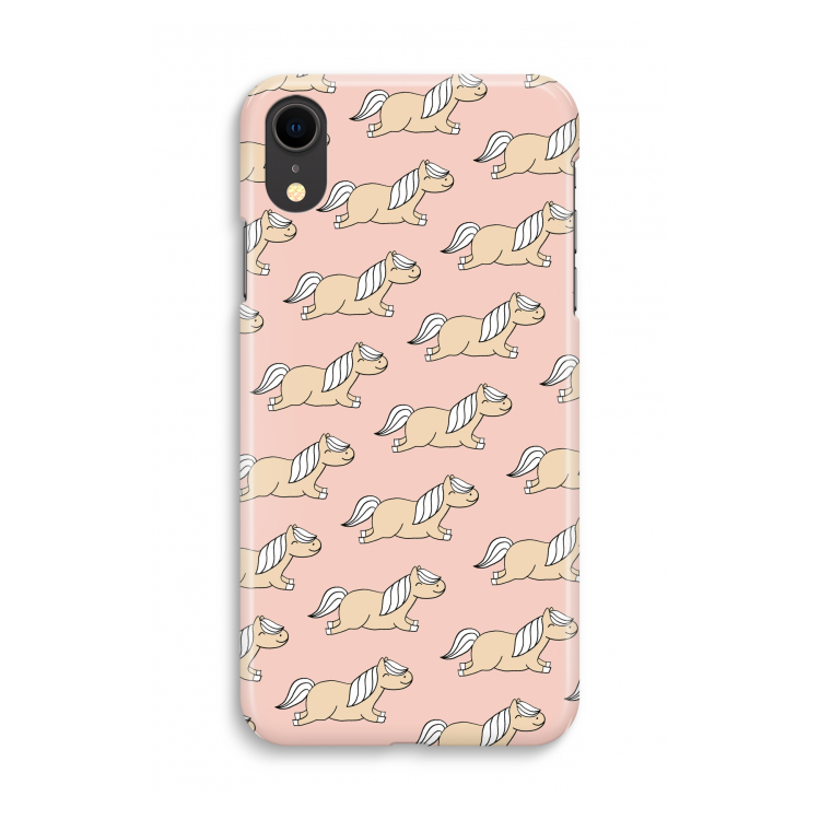 Ponys: iPhone XR Volledig Geprint Hoesje