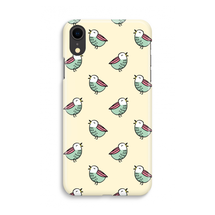 Vogeltjes: iPhone XR Volledig Geprint Hoesje