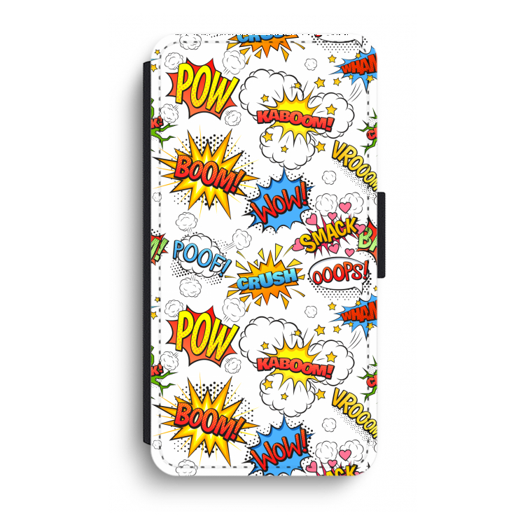 Pow Smack: iPhone XR Flip Hoesje
