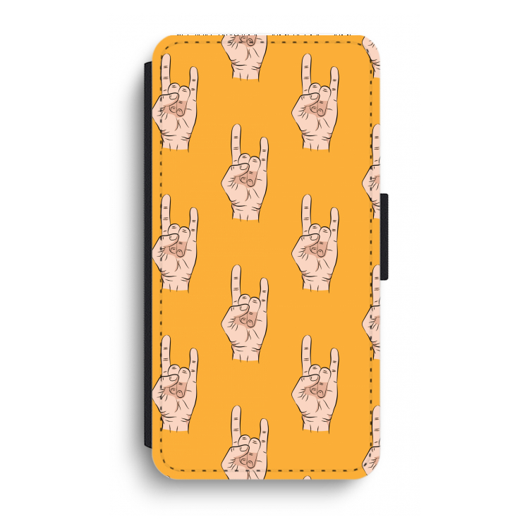 Rock: iPhone XR Flip Hoesje