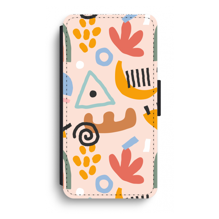 Abstract: iPhone XR Flip Hoesje