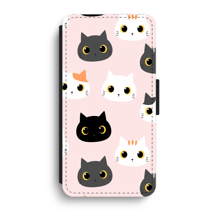 Katten: iPhone XR Flip Hoesje