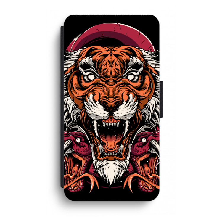 Tiger and Rattlesnakes: iPhone XR Flip Hoesje