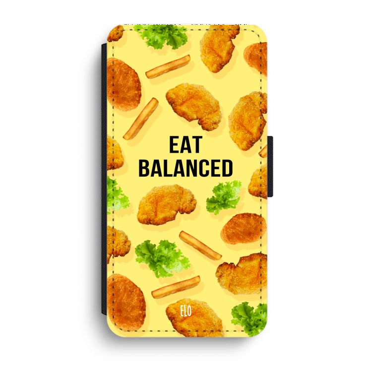 Eat Balanced: iPhone XR Flip Hoesje