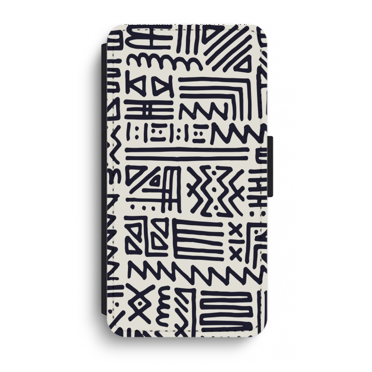 Marrakech print: iPhone XR Flip Hoesje