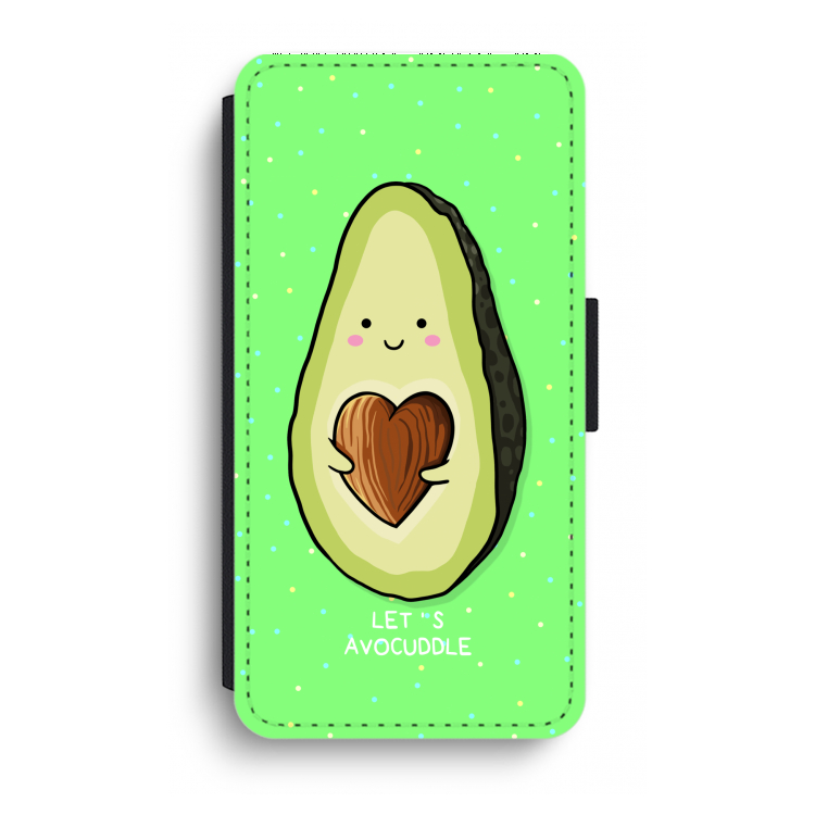 Avocuddle: iPhone XR Flip Hoesje
