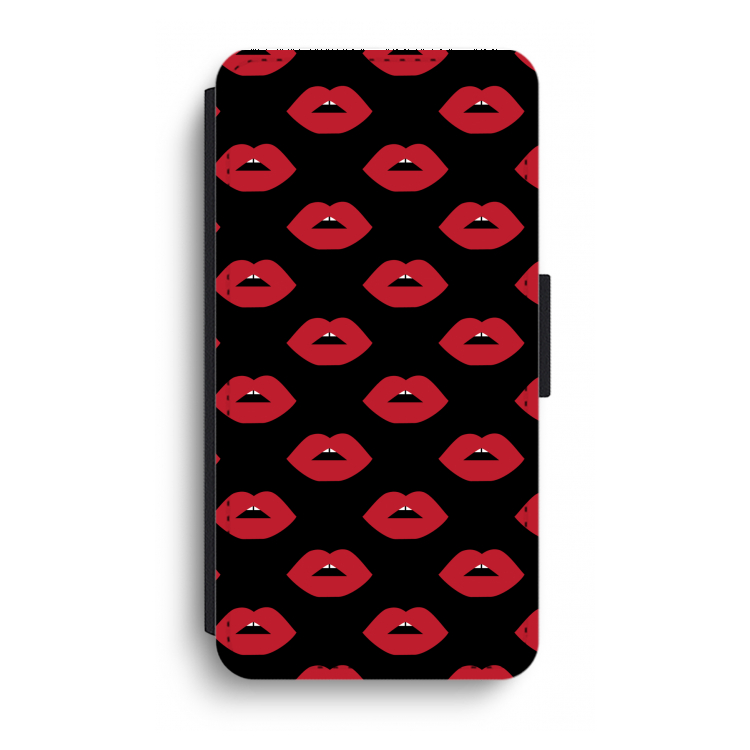Lips: iPhone XR Flip Hoesje