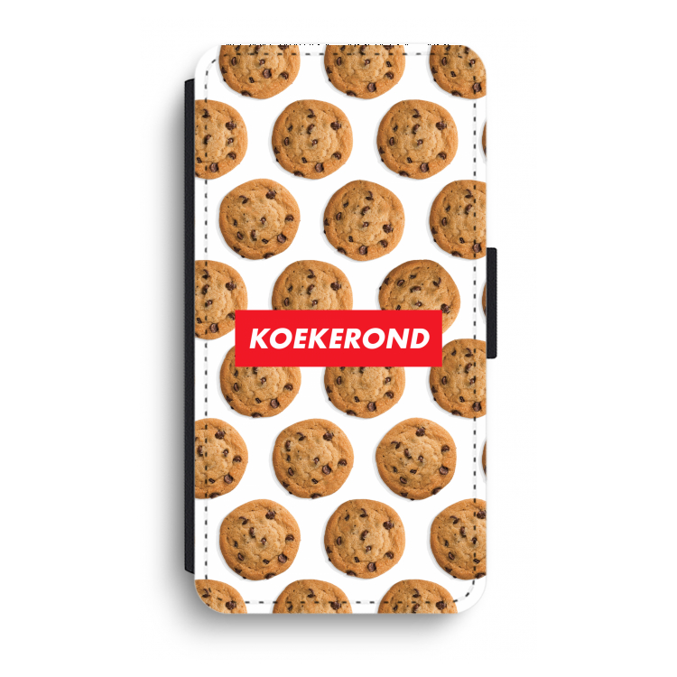 Koekerond: iPhone XR Flip Hoesje