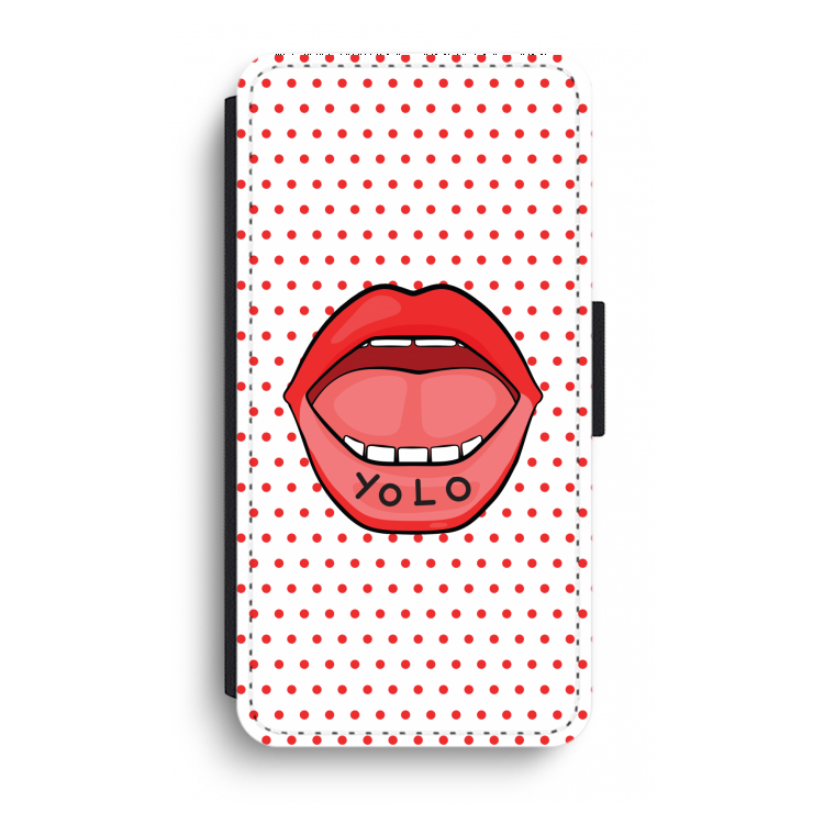 Yolo Denise: iPhone XR Flip Hoesje