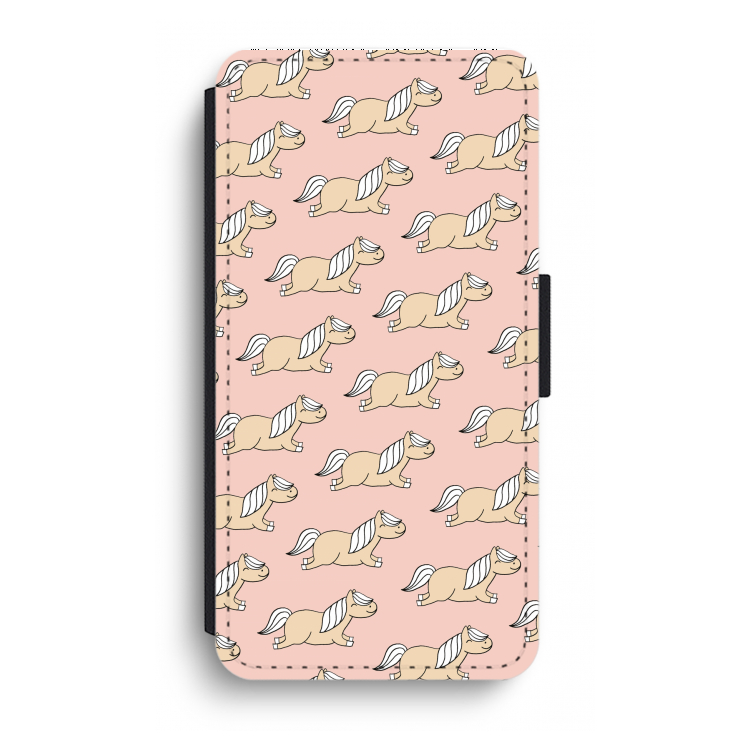 Ponys: iPhone XR Flip Hoesje