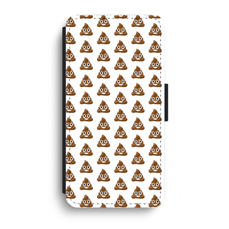 Poop emoji: iPhone XR Flip Hoesje