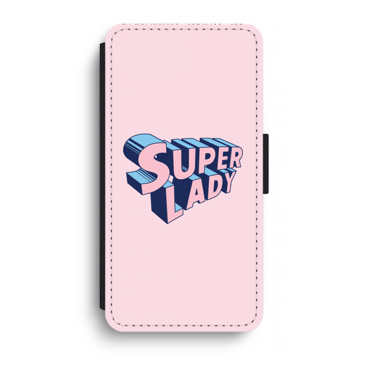 Superlady: iPhone XR Flip Hoesje