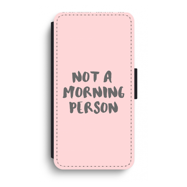 Morning person: iPhone XR Flip Hoesje