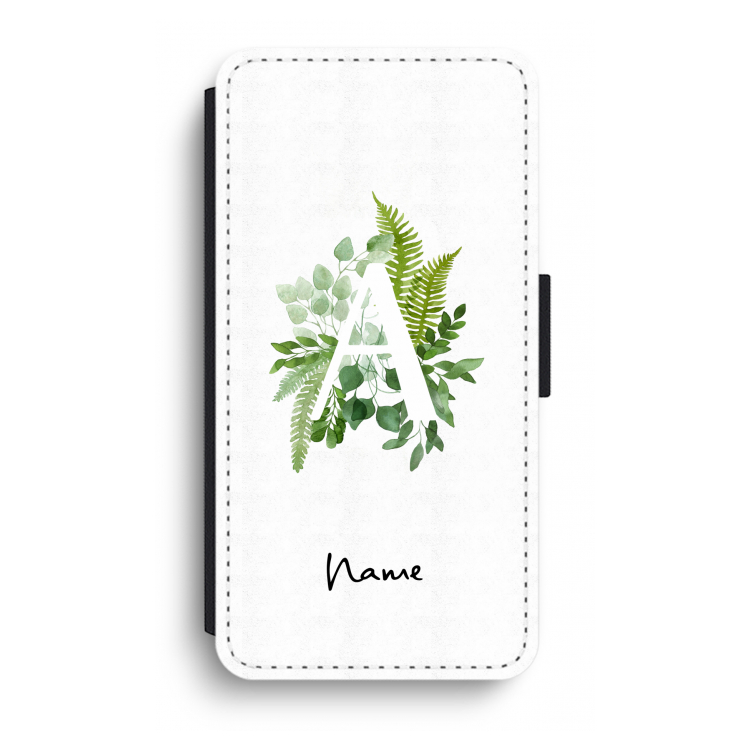 Green Brush: iPhone XR Flip Hoesje