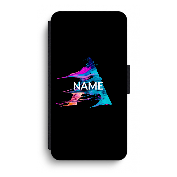 Abstract Spectrum: iPhone XR Flip Hoesje