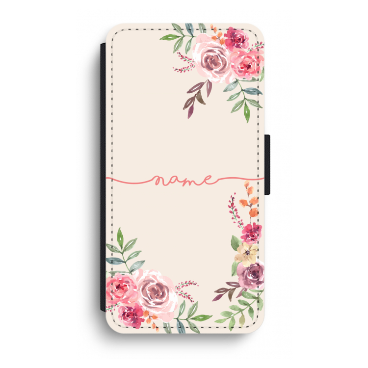 Rozen: iPhone XR Flip Hoesje