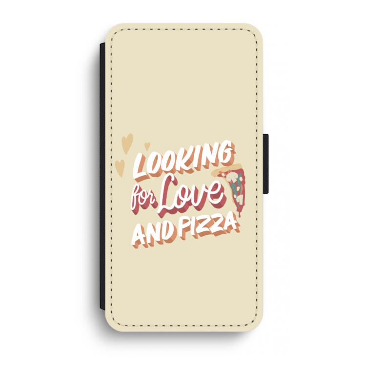Pizza is the answer: iPhone XR Flip Hoesje
