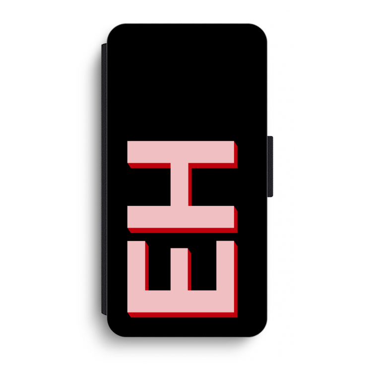 Monogram: iPhone XR Flip Hoesje