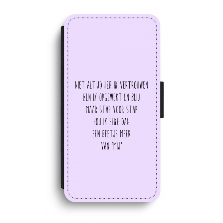 Zelfvertrouwen: iPhone XR Flip Hoesje