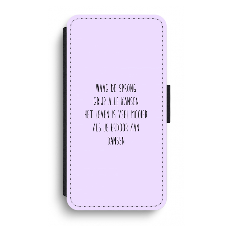 Sprong: iPhone XR Flip Hoesje