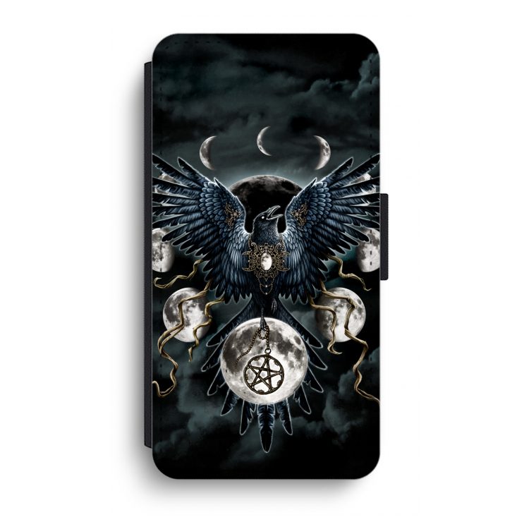 Sinister Wings: iPhone XR Flip Hoesje