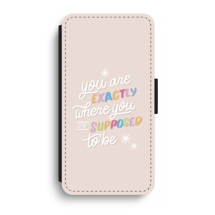 Right Place: iPhone XR Flip Hoesje