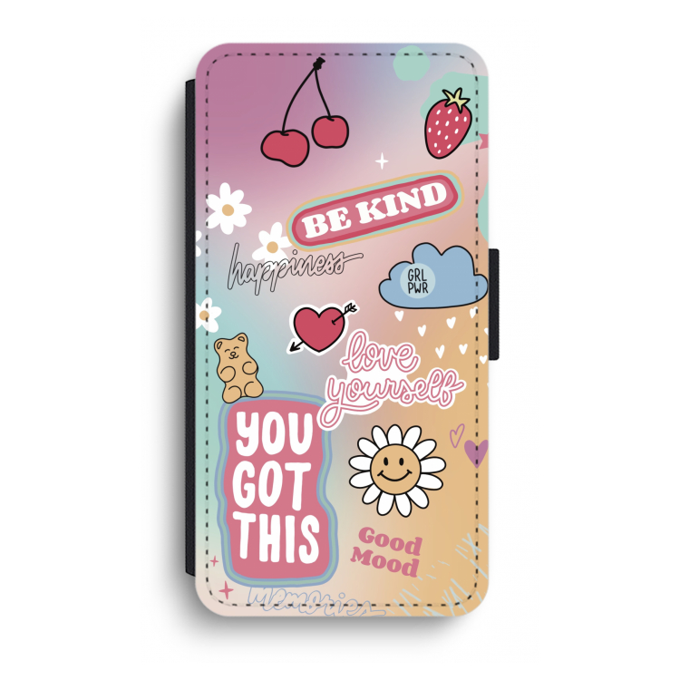 Positivity: iPhone XR Flip Hoesje