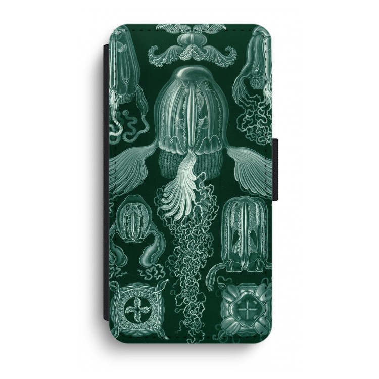 Haeckel Cubomedusae: iPhone XR Flip Hoesje