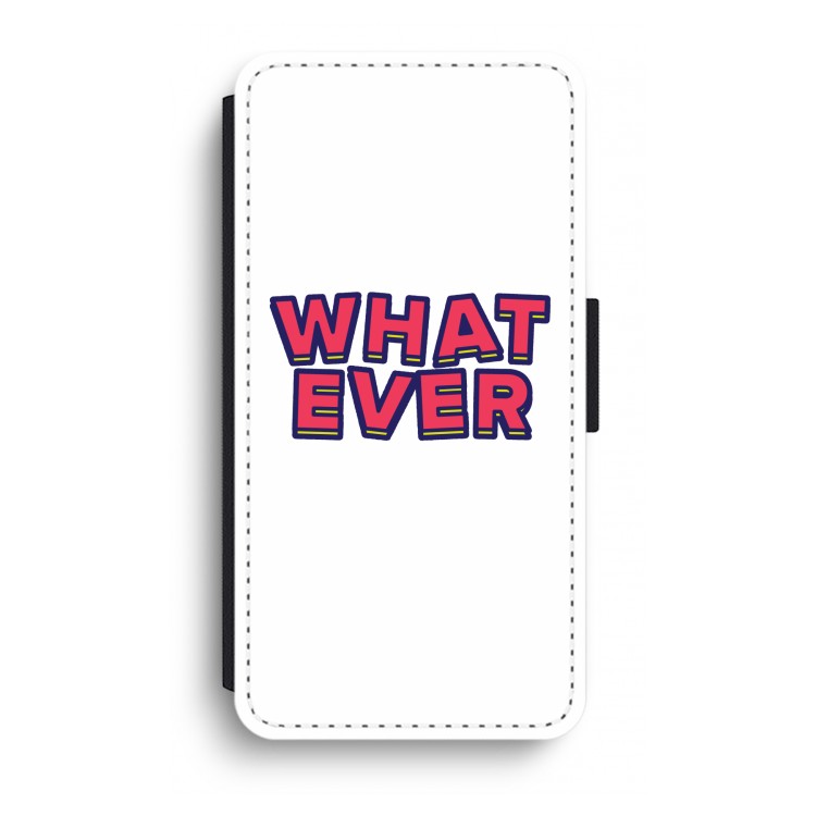 Whatever: iPhone XR Flip Hoesje