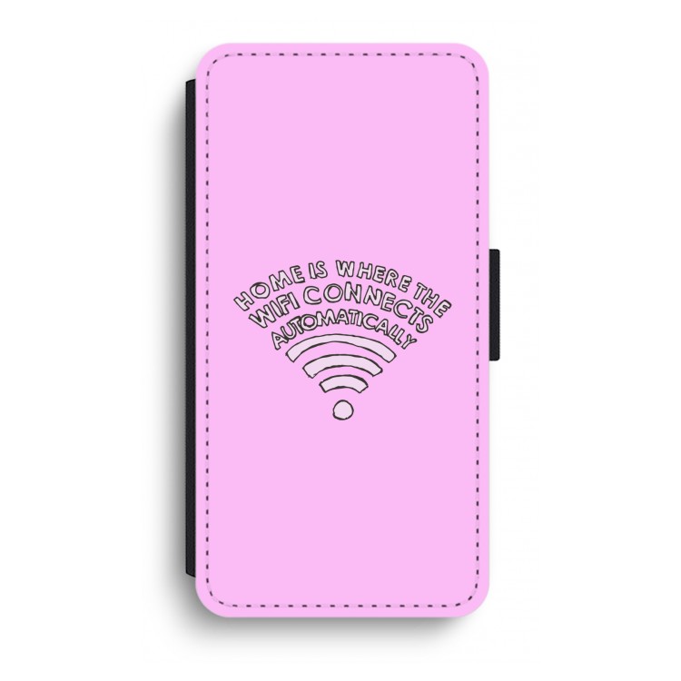 Home Is Where The Wifi Is: iPhone XR Flip Hoesje
