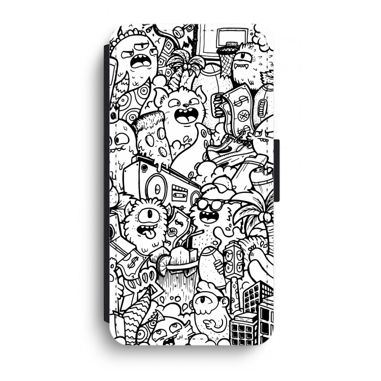 Vexx City #2: iPhone XR Flip Hoesje