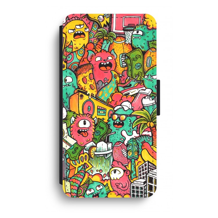 Vexx City: iPhone XR Flip Hoesje