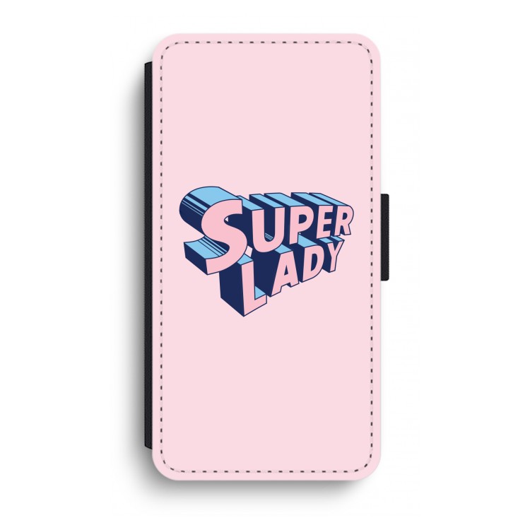 Superlady: iPhone XR Flip Hoesje