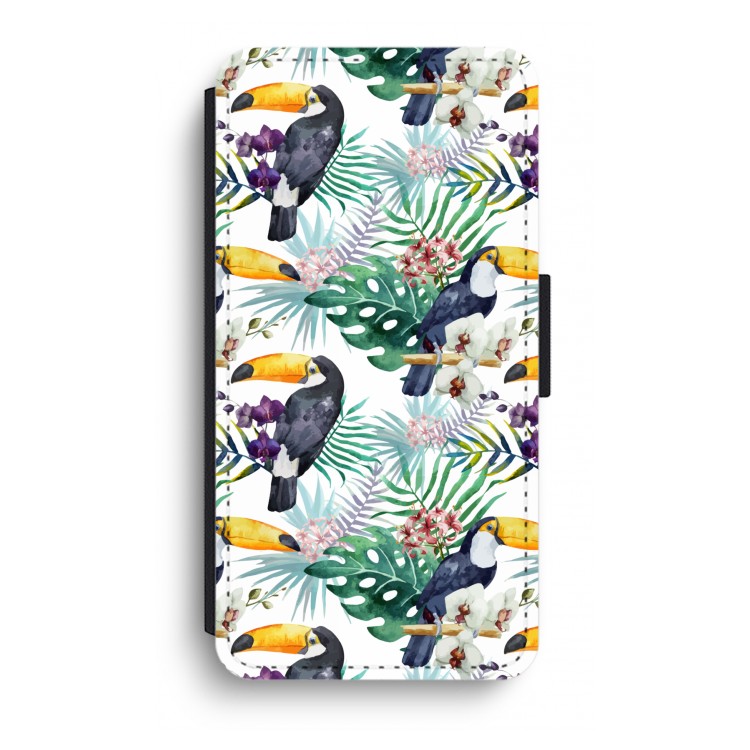 Tukans: iPhone XR Flip Hoesje