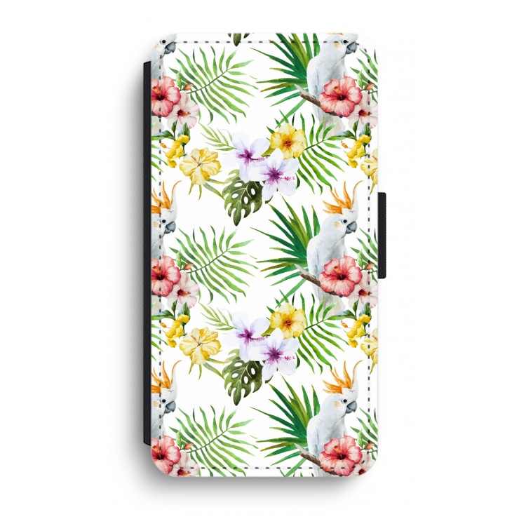 Gele kuif: iPhone XR Flip Hoesje