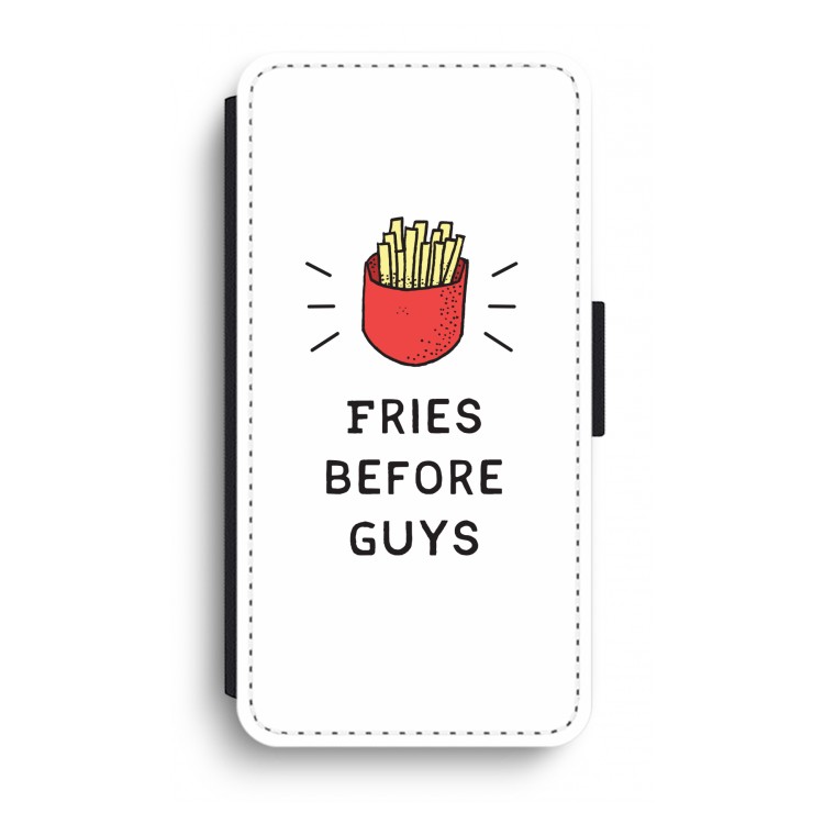 Fries before guys: iPhone XR Flip Hoesje